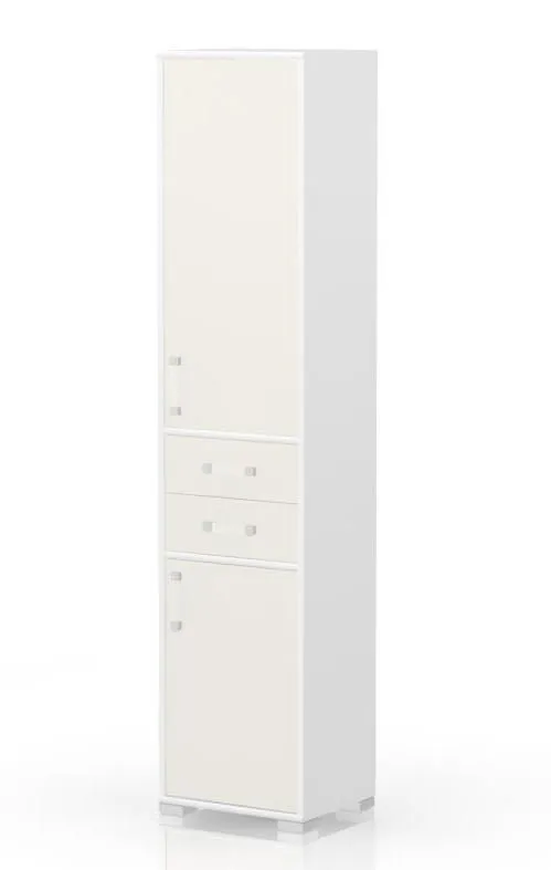 Schrank, Farbe: Weiß 198x44x37 cm Abbildung
