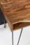 Arbeitstisch mit großem Ablagefach, Farbe: Sheesham - Abmessungen: 76 x 60 x 110 cm (H x B x T), aus Sheesham Massivholz