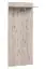 Garderobe mit Sitzkissen Sviland 08, Farbe: Eiche Wellington / Weiß - Abmessungen: 200 x 210 x 35 cm (H x B x T), mit genügend Stauraum