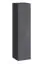Wohnwand Kongsvinger 12, Farbe: Grau Hochglanz / Eiche Wotan - Abmessungen: 160 x 330 x 40 cm (H x B x T), mit genügend Stauraum