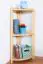 Bücherregal - 40 cm breit, Kiefer Holz-Massiv, Farbe: Natur