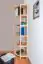 Regal, Küchenregal, Wohnzimmerregal, Bücherregal - 52 cm breit, Kiefer Holz-Massiv, Farbe: Natur