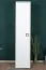 Kinderzimmer - Drehtürenschrank / Kleiderschrank Benjamin 10, Farbe: Weiß - Abmessungen: 198 x 44 x 56 cm (H x B x T)