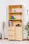 Bücherregal - 80 cm breit, Kiefer Holz-Massiv, Farbe: Natur Abbildung
