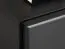 Schlichte Wohnwand Bjordal 23, Farbe: Schwarz matt / Grau - Abmessungen: 170 x 250 x 40 cm (H x B x T), mit Elektrokamin