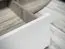 Schlichte Wohnwand Nese 01, Farbe: Weiß Hochglanz / Eiche San Remo - Abmessungen: 184 x 300 x 48 cm (H x B x T), mit LED-Beleuchtung