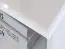 Nachtkommode Roanoke 07, Farbe: Weiß / Weiß Glanz - Abmessungen: 53 x 50 x 34 cm (H x B x T), mit 1 Schublade und 1 Fach