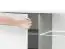 TV-Unterschrank Antioch 09, Farbe: Weiß Glanz / Hellgrau - Abmessungen: 53 x 150 x 40 cm (H x B x T), mit 2 Türen und 6 Fächern