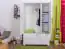 Schlafzimmerschrank, Farbe: Weiß 190x120x60 cm Abbildung