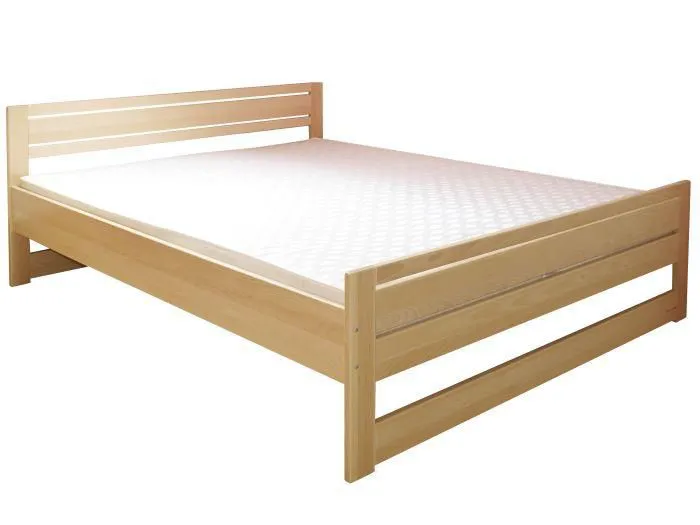 Buche Bettgestell 160 x 200 cm Natur Abbildung