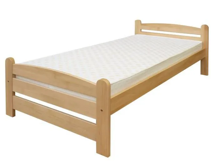 Buche Massivholzbett 180 x 200 cm Natur Abbildung
