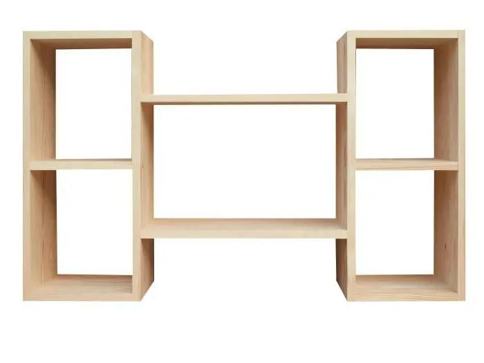 Bücherregal - 108 cm breit, Kiefer Holz-Massiv, Farbe: Natur Abbildung