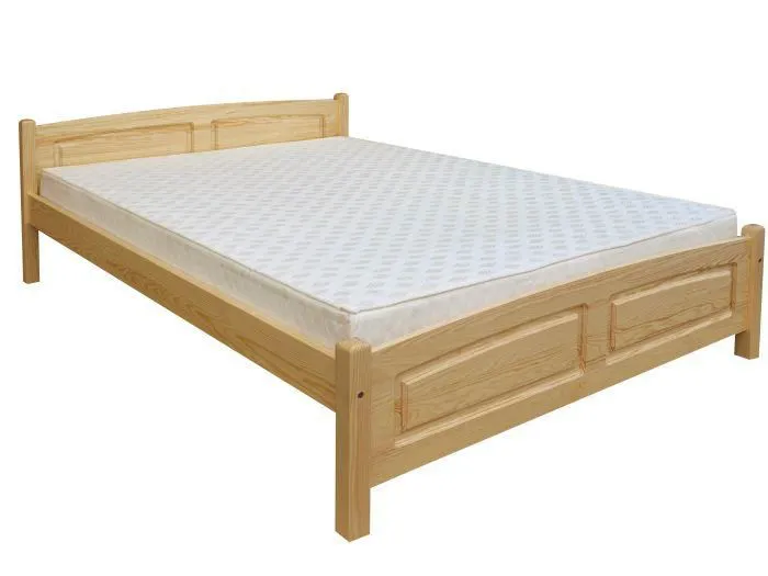 Bettgestell Kiefer 160 x 200 cm Natur Abbildung