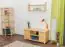 TV-Lowboard Landhausstil Massivholz Farbe: Natur 55x118x47 cm 