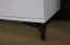 1, 5 Meter breiter TV-Unterschrank in Weiß "Kandalica" 05, 40 x 150 x 40 cm, 2 Fächer, 2 große Schubladen, Griffe und Beine aus Metall, viel Stauraum
