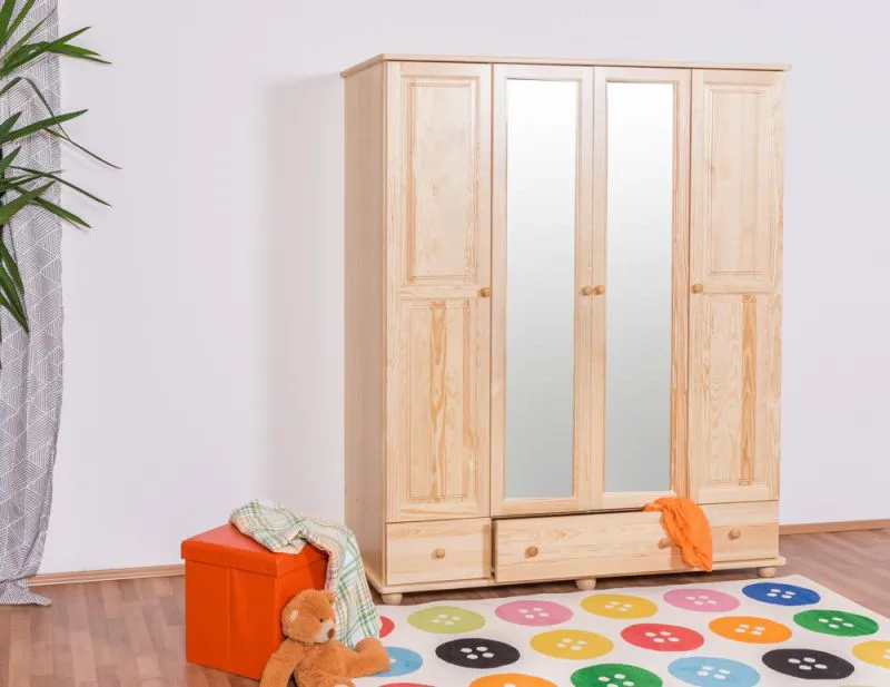 Schlafzimmer - Kleiderschrank mit Spiegel Abbildung