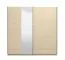 Kleiderschrank | schlichtes Design | Farbe: Eiche light Port | 1 Spiegeltür | 2 Kleiderstangen | Maße: 220 x 61 x 217,5 cm | ABS-Kanten | 2 Fächer