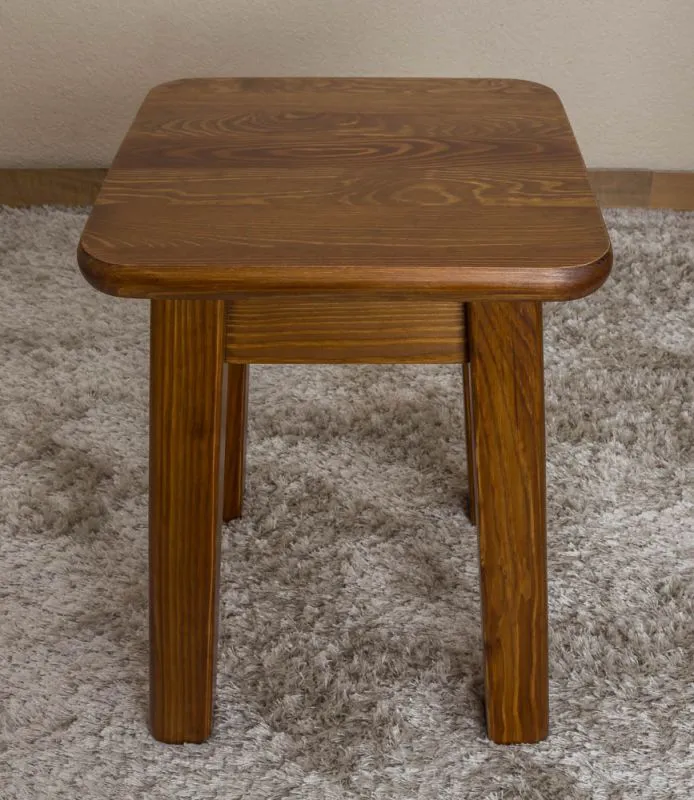 Massivholz Hocker