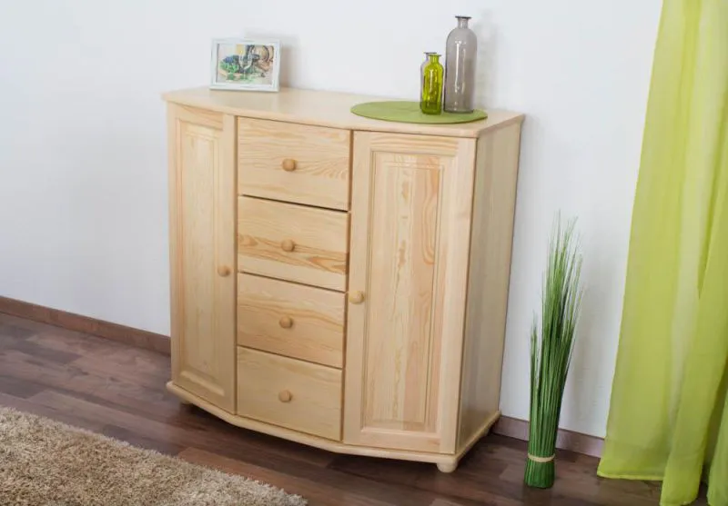 Dielenschrank niedrig, Kommode, Flurschrank, 100 cm breit Abbildung