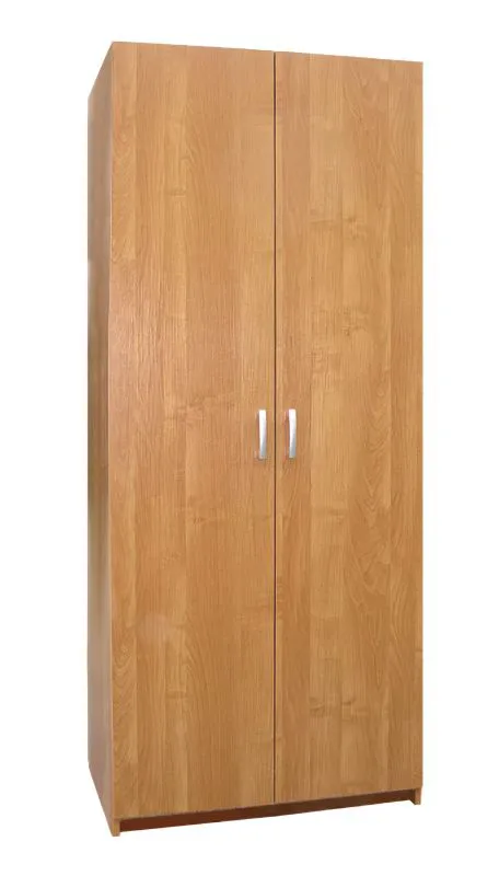 Drehtürenschrank / Kleiderschrank Sepatan 14, Farbe: Erle - Abmessungen: 195 x 80 x 57 cm (H x B x T)