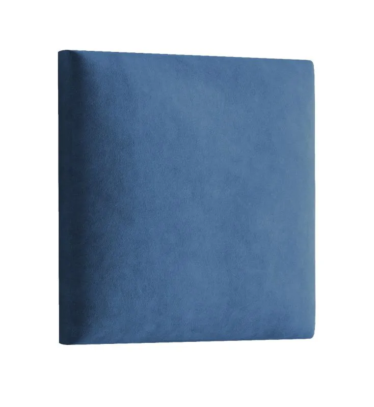 Polsterpaneele, 10er Set, Farbe: Marineblau, Bezug: Velour, Maße: 50 x 40 cm