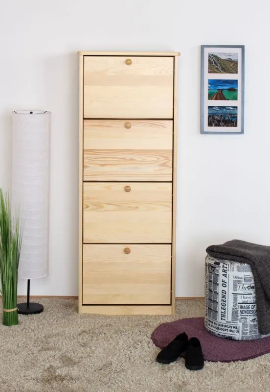 Schuhschrank schmal Kiefer
