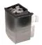 Sauna "Mika" SET mit Ofen 9 kW Edelstahl - 151 x 196 x 198 cm (B x T x H)