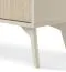 Regal mit genügend Stauraum Crewe 11, Farbe: Beige / Eiche - Abmessungen: 160 x 80 x 38 cm (H x B x T)