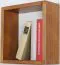 Hängeregal / Wandregal Kiefer massiv Vollholz Eichefarben Rustikal Junco 283A - 30 x 30 x 12 cm (H x B x T) 