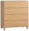 Kommode Averias 07, Farbe: Eiche - Abmessungen: 100 x 90 x 47 cm (H x B x T)