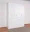 Schlafzimmer - Kleiderschrank, Farbe: Weiß - 222 x 150 x 52 cm (H x B x T)