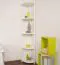 Regal - 40 cm breit, Kiefer Holz-Massiv, Farbe: Weiß Abbildung