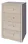 Kommode Kerowagi 24, Farbe: Sonoma Eiche - Abmessungen: 90 x 70 x 41 cm (H x B x T)