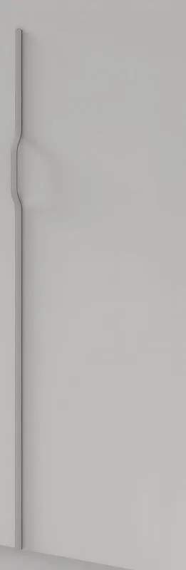 Metallgriff für Schrank Edegem 05 | Farbe: Grau