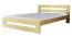 Jugendbett Milo 37 inkl. Lattenrost, Farbe: Natur, massiv - 180 x 200 cm (B x L)