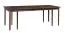 Esstisch ausziehbar Inginele 07, in Walnuss, teleskopisch ausziehbar bis 265 cm, inkl. 2 im Tisch versenkbaren Einsätzen, 75 x 160 - 265 x 90 cm