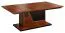Clubtisch Couchtisch Wohnzimmertisch Farbe: Walnuss / Schwarz 50x130x80 cm Abbildung