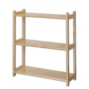Regal - 80 cm breit, Kiefer Holz-Massiv, Farbe: Natur Abbildung