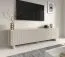 TV-Möbel | Farbe: Kaschmir / Eiche Vicenza | 3 Kipptüren | 3 Fächer | Push-to-open Funktion | Maße: 200 x 40 x 54 cm | auf Beinen oder hängend montierbar