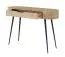 Schminktisch | 1 Schublade | Farbe: Eiche Cremona | Push-to-open Funktion | 120 x 40 x 80 cm | abgerundete Seiten | ABS-Kanten | für Schlafzimmer