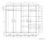 Drehtürenschrank / Kleiderschrank Kavieng 26, Farbe: Eiche / Weiß - Abmessungen: 200 x 200 x 60 cm (H x B x T)
