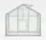 Gewächshaus Endivie L15, HKP 6 mm, Grundfläche: 14,10 m² - Abmessungen: 640 x 220 cm (L x B)