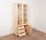 Vitrine Landhaus-Stil, Kiefer Massivholz, Farbe: Natur
