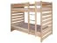Kinderbett / Etagenbett Buche massiv Vollholz natur 119 – Liegeflächen: 90 x 200 cm (B x L)