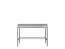 Eleganter Schreibtisch Worthing 62, Farbe: Grau / Schwarz / Gold - Abmessungen: 78 x 104 x 50 cm (H x B x T)