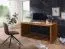 Stabiler Bürotisch aus Sheesham Massivholz Mocovi 02, Farbe: Sheesham - Abmessungen: 80 x 140 cm (B x T), mit abgerundeten Ecken & massiven Standbeinen