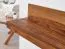 Langes Wandboard aus Sheesham Massivholz, Farbe: Sheesham - Abmessungen: 17 x 160 x 24 cm (H x B x T), mit natürlicher Holzmaserung