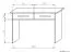 Schreibtisch Kavieng 12, Farbe: Eiche / Weiß - Abmessungen: 78 x 120 x 60 cm (H x B x T)