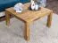 Wohnzimmertisch Eiche Massivholz Farbe: Natur 45x80x80 cm
