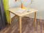 Holztisch Tisch 100x100 cm Kiefer massiv, Farbe: Natur